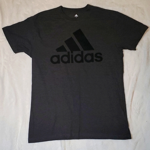 adidas Other - Adidas Men's size L Grey Tee w/ Black Logo